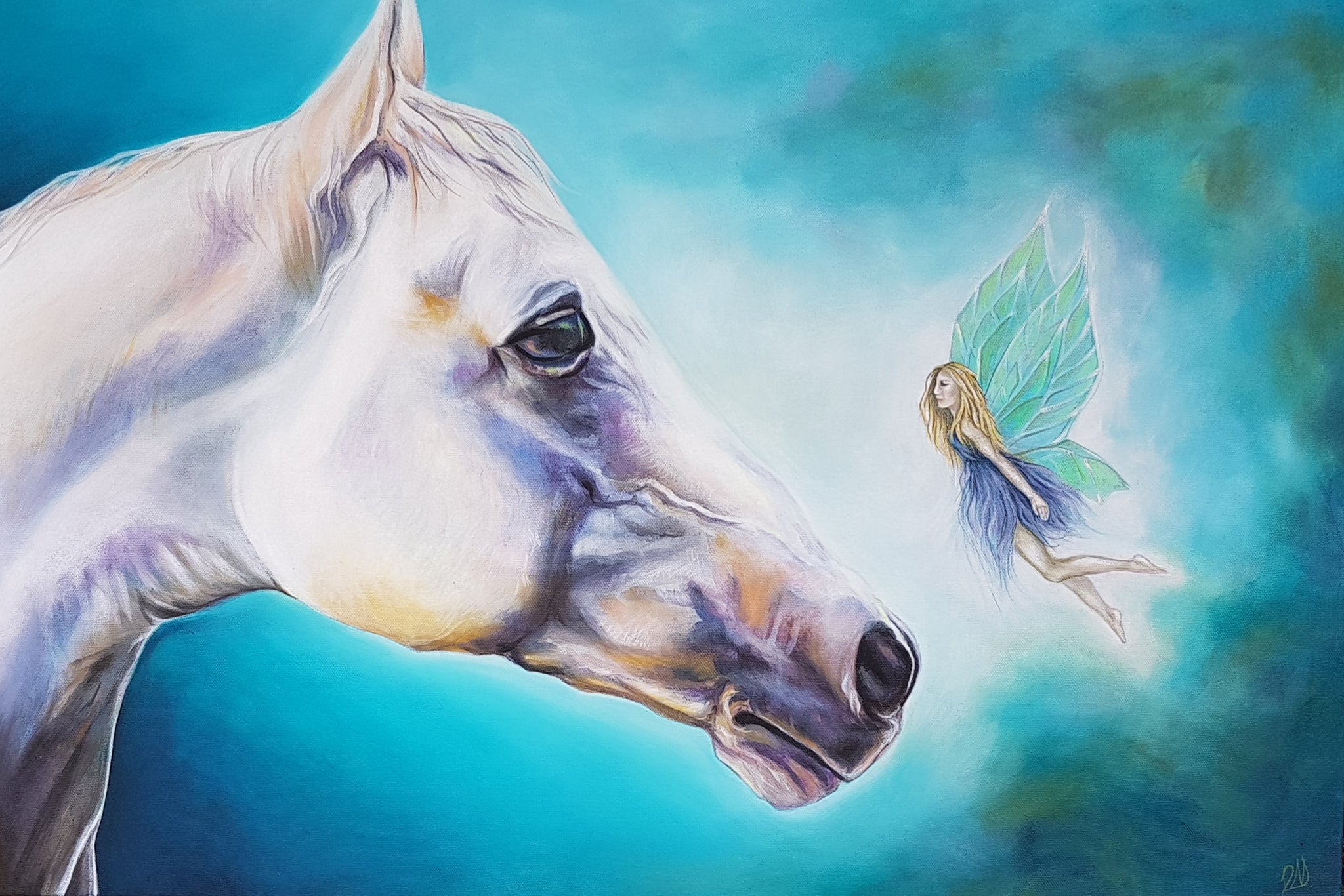 'Horse Whispers' - Limited Edition Canvas Print