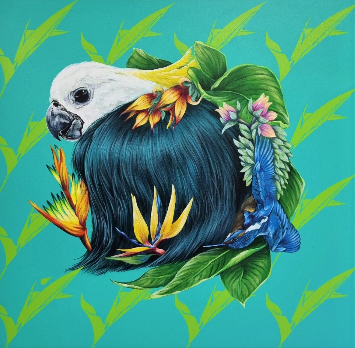 'Bird of Paradise' - Limited Edition Canvas Print